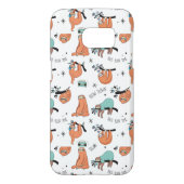 Cute Sloth Pattern Case-Mate Samsung Galaxy Hoesje (Achterkant)
