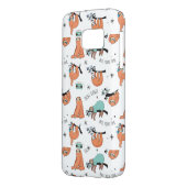Cute Sloth Pattern Case-Mate Samsung Galaxy Hoesje (Achterkant Links)