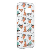 Cute Sloth Pattern Case-Mate Samsung Galaxy Hoesje (Back/Rechts)