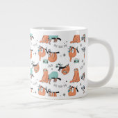 Cute Sloth Pattern Grote Koffiekop (Rechts)