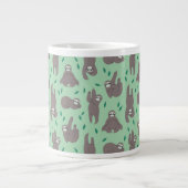 Cute Sloth Pattern Grote Koffiekop (Voorkant)