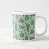Cute Sloth Pattern Grote Koffiekop (Rechts)
