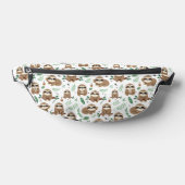 Cute Sloth Pattern Heuptasje (Liggend)