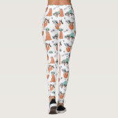 Cute Sloth Pattern Leggings (Achterkant)