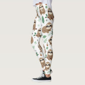 Cute Sloth Pattern Leggings (Links)