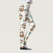 Cute Sloth Pattern Leggings (Rechts)