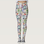 Cute Sloth Pattern Leggings (Voorkant)