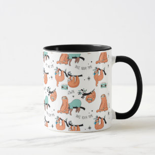 Cute Sloth Pattern Mok