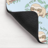 Cute Sloth Pattern Muismat (Hoek)