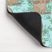 Cute Sloth Pattern Muismat (Hoek)