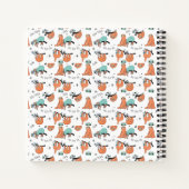 Cute Sloth Pattern Notitieboek (Achterkant)