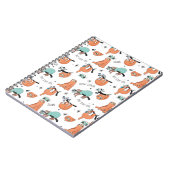 Cute Sloth Pattern Notitieboek (Linkerzijde)