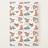 Cute Sloth Pattern Planner (Achterkant)