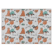 Cute Sloth Pattern Snijplank (Voorkant)