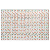 Cute Sloth Pattern Stof (Fat Quarter)