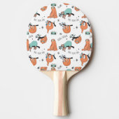 Cute Sloth Pattern Tafeltennisbatje (Voorkant)