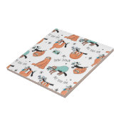 Cute Sloth Pattern Tegeltje (Zijkant)