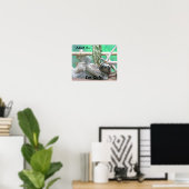 Cute Sloth. Poster (Thuiskantoor)