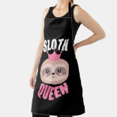 Cute Sloth Queen Apron Schort (Insitu)
