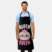 Cute Sloth Queen Apron Schort (Gedragen)