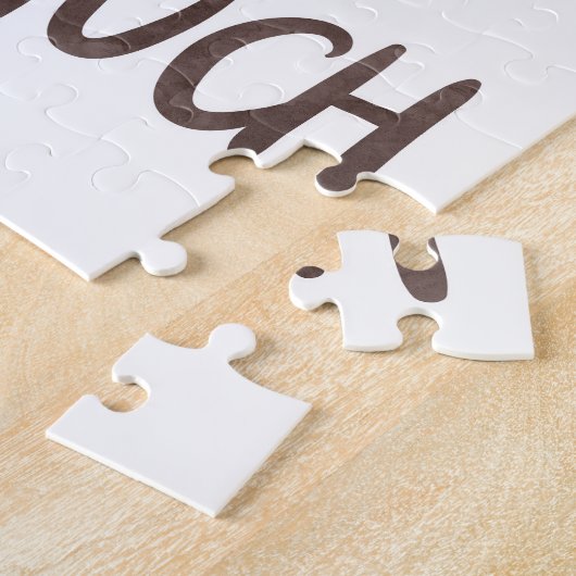 Cute sloth romantic pun Ik hou veel van je Legpuzzel (Zijkant)