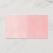 Cute sloth roze bruine meisjeskaartjes informatiekaartje (Achterkant)