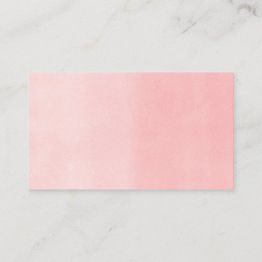 Cute sloth roze bruine meisjeskaartjes informatiekaartje (Achterkant)