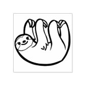 Cute Sloth Rubberstempel (Afrduk)