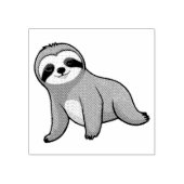 Cute Sloth Rubberstempel (Afrduk)