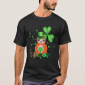 Cute Sloth Shamrock C Lazy  St Patricks Day T-shirt (Voorkant)