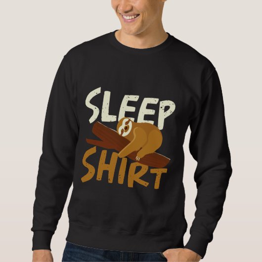 Cute Sloth Sleep Idee Trui (Voorkant)