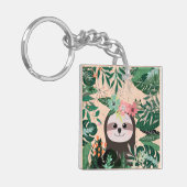 Cute Sloth Sleutelhanger (Voorkant Links)