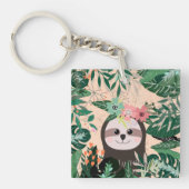 Cute Sloth Sleutelhanger (Voorkant)