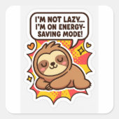 Cute Sloth Sticker (Voorkant)