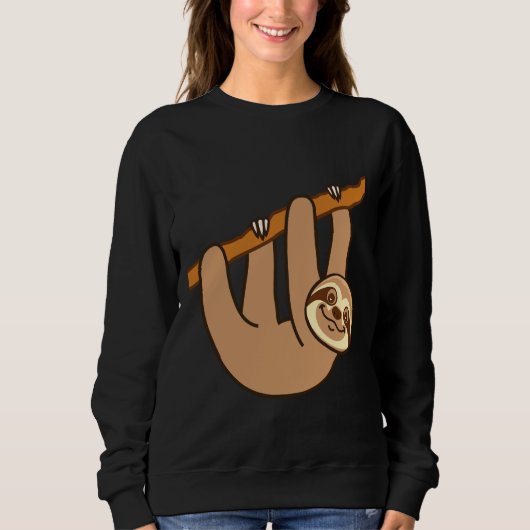 Cute Sloth. Trui (Voorkant)