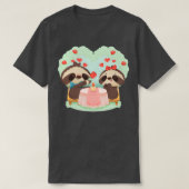 Cute sloth Valentijnsdag T-shirt (Design voorkant)
