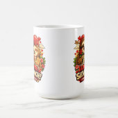 Cute Sloth Valentine’s Day Love Design, I Love You Koffiemok (Center)