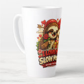 Cute Sloth Valentine’s Day Love Design, I Love You Latte Mok (Linkerhoek)
