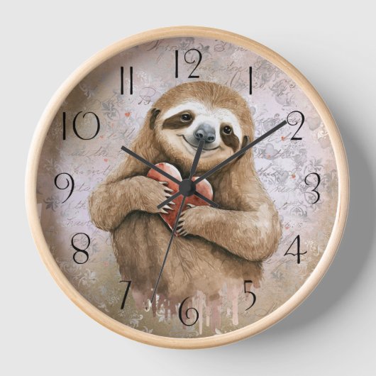 Cute Sloth Waterverf (Voorkant)