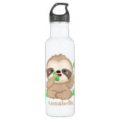 Cute slothomver waterfles  (Voorkant)