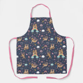 Cute Sloths Apron Schort (Voorkant)