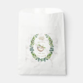 Cute Sloths Eucalyptus WreatBaby shower Bedankzakje (Voorkant)
