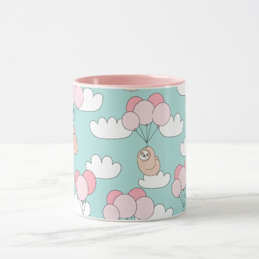Cute Sloths Mok (Midden)