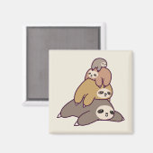 Cute Slots Background Magneet (Voorkant / Achterkant)