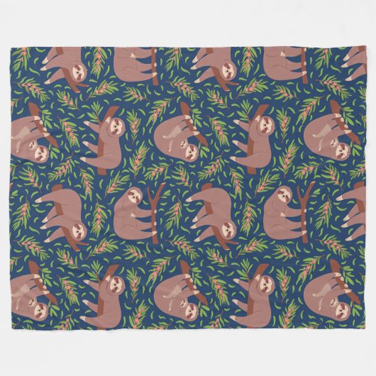 Cute Slots Fleece Blanket (Voorkant (Horizontaal))