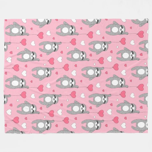 Cute Slots Fleece Blanket (Voorkant (Horizontaal))