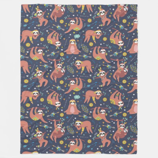 Cute Slots Fleece Blanket (Voorkant)