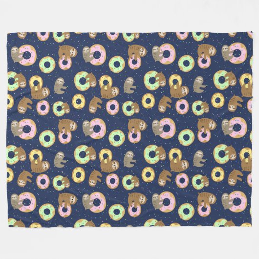 Cute Slots Fleece Blanket (Voorkant (Horizontaal))