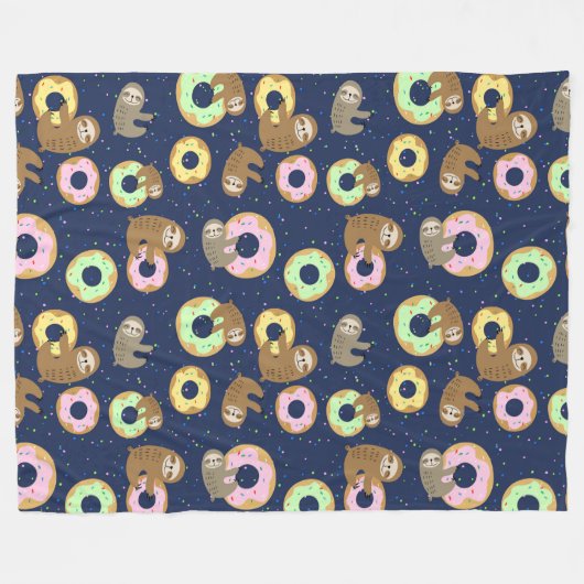 Cute Slots Fleece Blanket (Voorkant (Horizontaal))