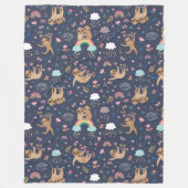 Cute Slots Fleece Blanket (Voorkant)